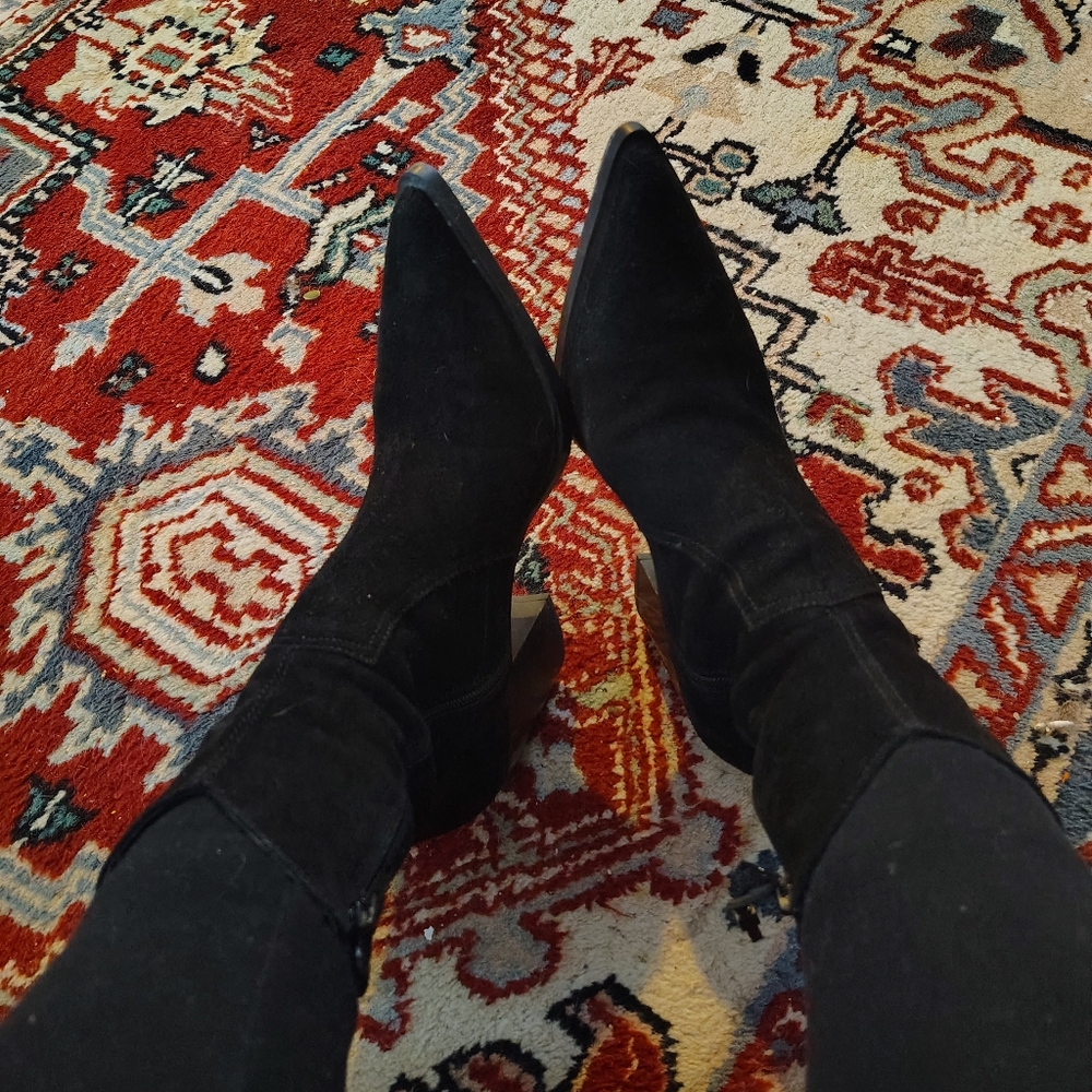 Zara suede boots